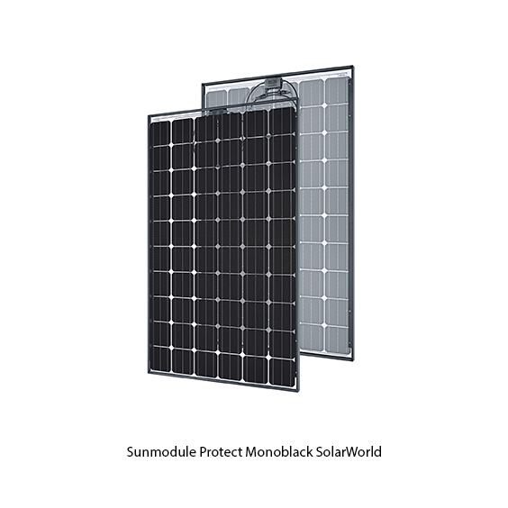 Panneau solaire photovoltaïque - Sunmodule Protect - Robustesse et longévité 30 ans - Protect Mono Black 280 Wc_0
