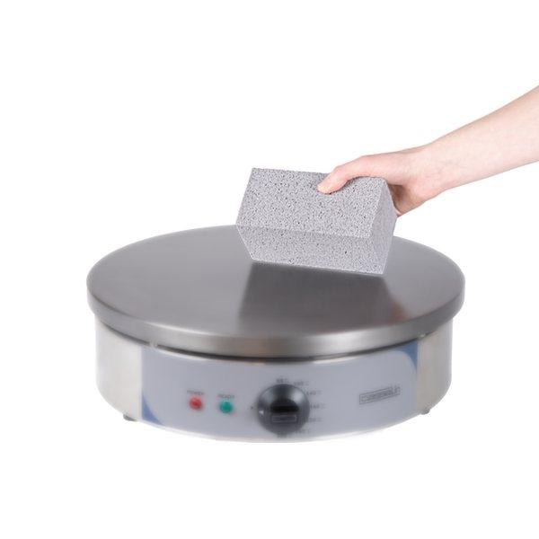 Pierre abrasive pour crêpière - dimensions 150x75x75 mm - marque Casselin_0