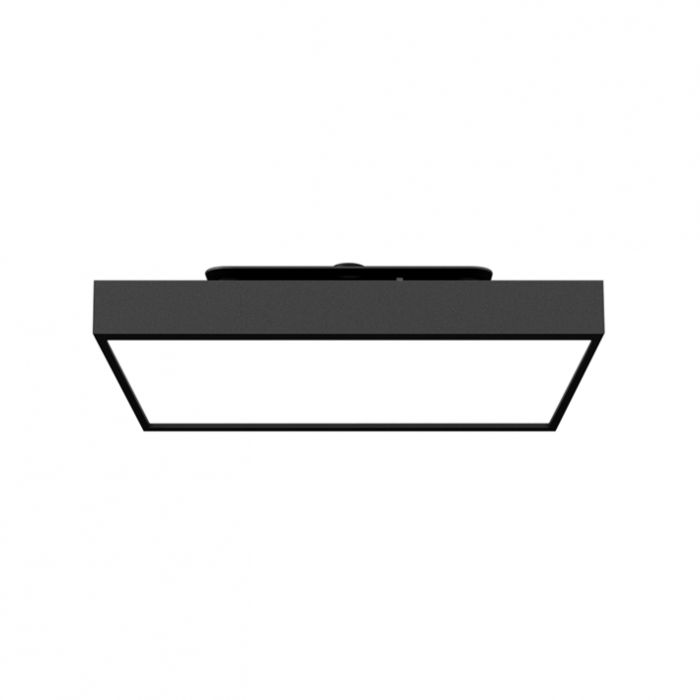 Plafonnier LED carré - épuré et design - DONEA SQUARE 435x435, adaptable aux styles modernes et contemporains_0
