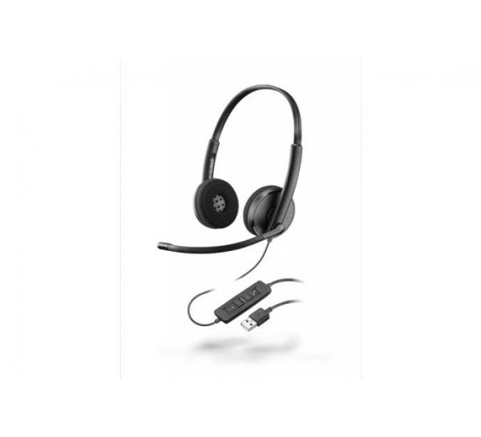 Plantronics BlackWire 3220 - Casque USB-A filaire avec 2 écouteurs - Compatible PC/Mac_0