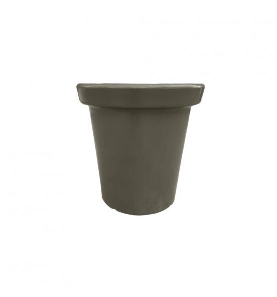 Pot de fleurs rond XXL Delight 200L - finition lisse, anti-UV, résistant aux chocs et variations de température_0