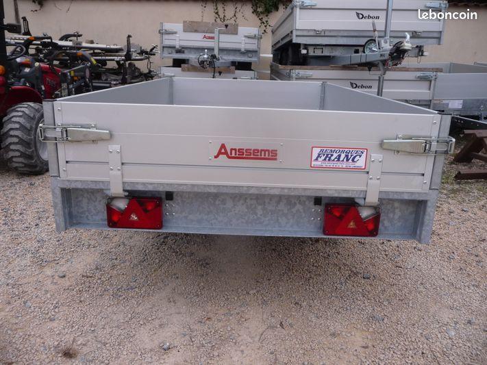 Remorque plateau - PSX 750 kg - 251 x 153 cm_0