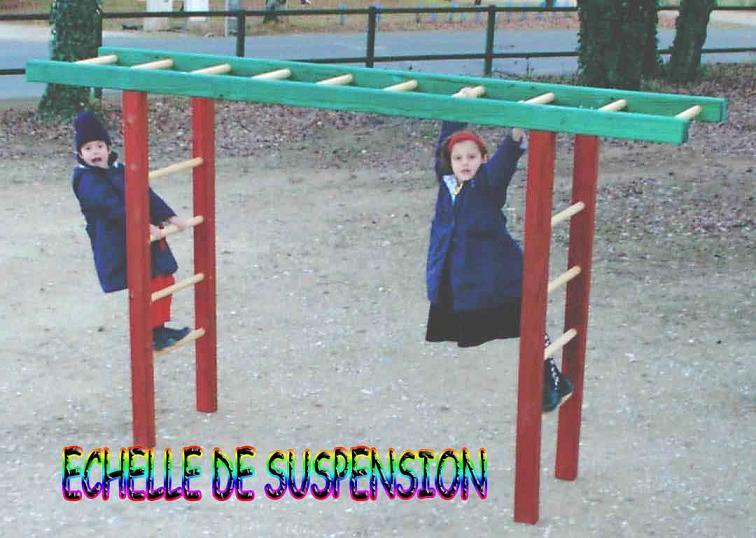 Structure de jeux pour crèche - Echelle de suspension - 3 à 8 ans_0