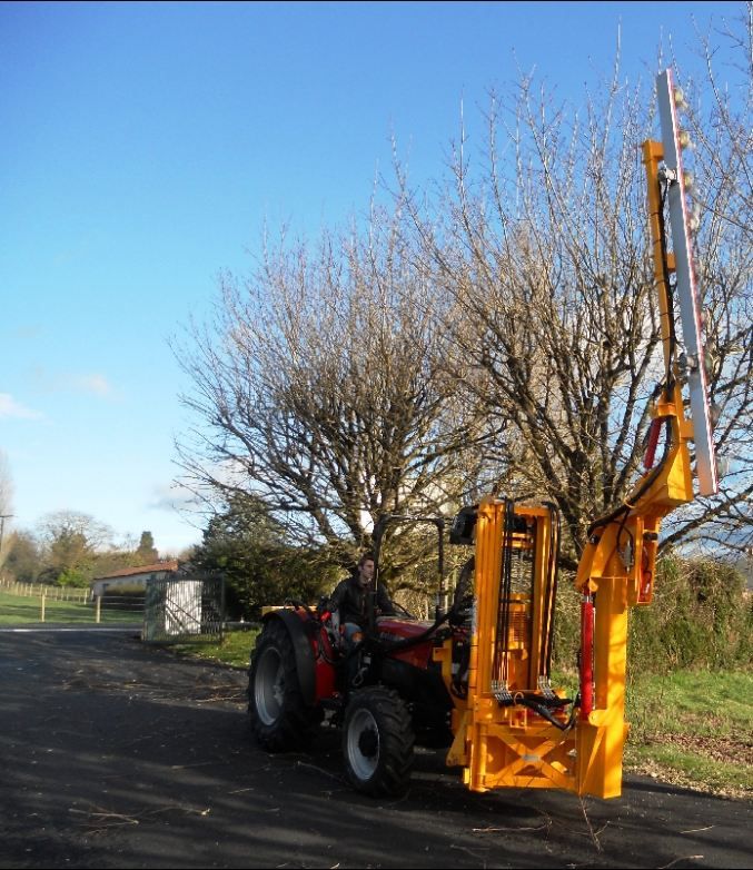 Taille haie pour tracteur et telescopique SLANETRAC