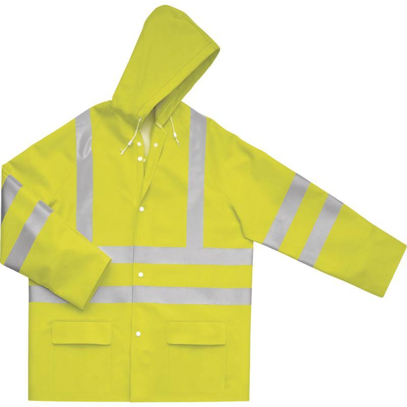 Veste de pluie hv polyester enduit polyurethane exterieur - 900veshv_0