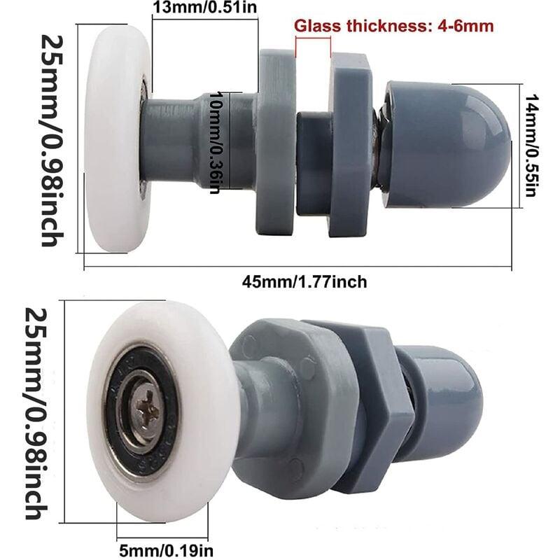 Guide à Rouleaux Porte Coulissante Droite VW Transporter T4 1990-2004 - Kit 3 Pièces