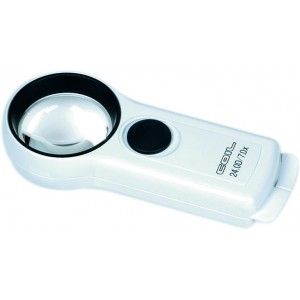 Loupe éclairante bi-asphérique 7x - Optico-Paris SAS - Réf. 61 514 700 - Diamètre 45 mm_0