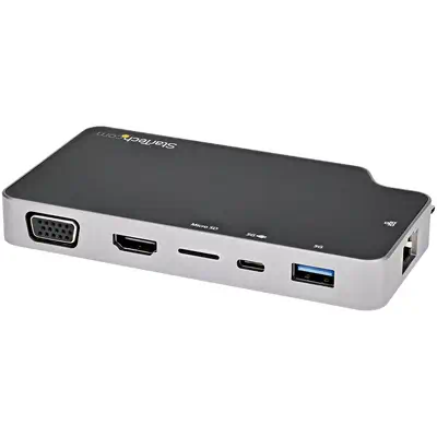 Adaptateur Multiport USB C - USB-C vers 4K HDMI ou VGA avec 100W Power Delivery Pass-through, 2-Port_0