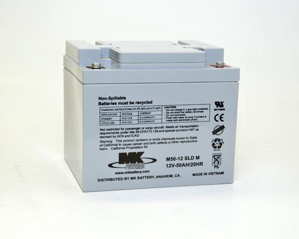 BATTERIE PLOMB AGM M50-12 SLD M 12V 50AH M6-F_0