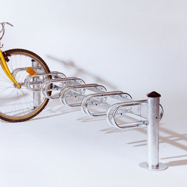 Extension support cycles Déco 6 places simple face - Mercure - acier galvanisé - réf 820700_0