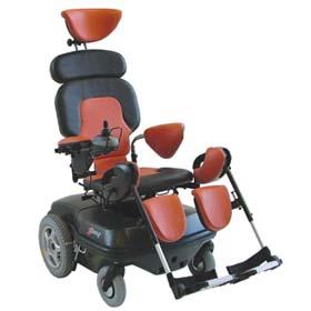 Fauteuil roulant électrique Boxway Plus - pliant, châssis rigide, suspensions et moteurs puissants_0