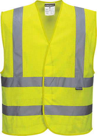 Gilet hv maille jaune c370, 4x5x_0