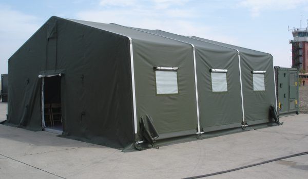 Base vie - tente militaire de 5,50 à 10,00 m de largeur - HTS tentiQ Government Authority_0