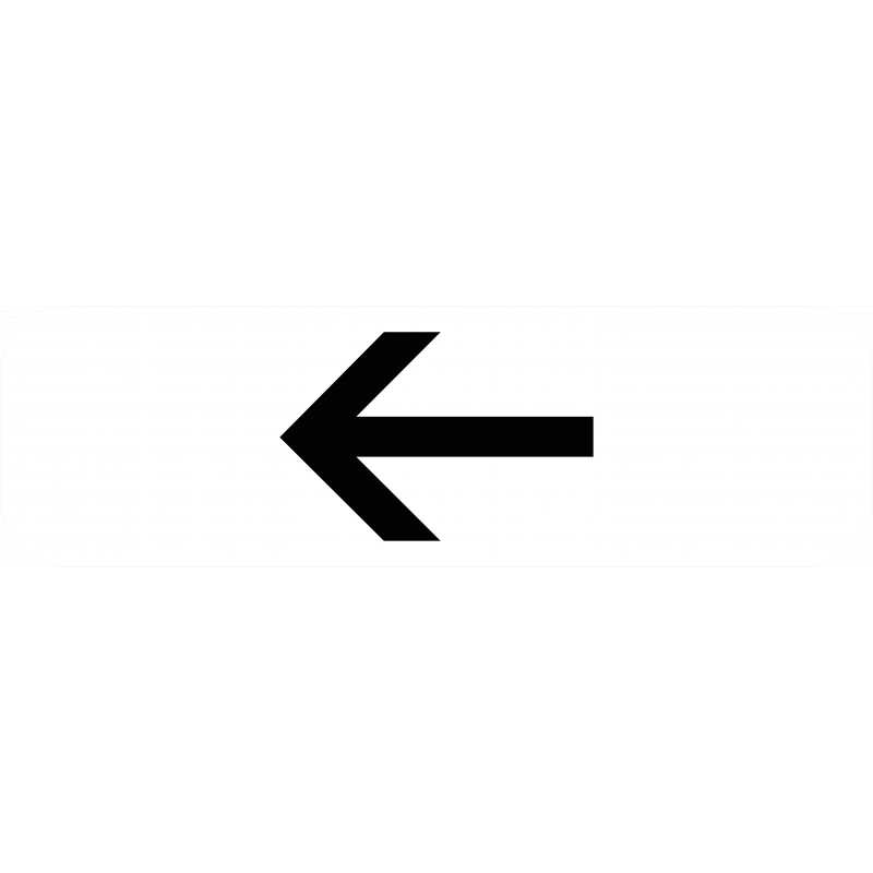 Panonceau de signalisation M3B2 - direction à suivre à gauche_0