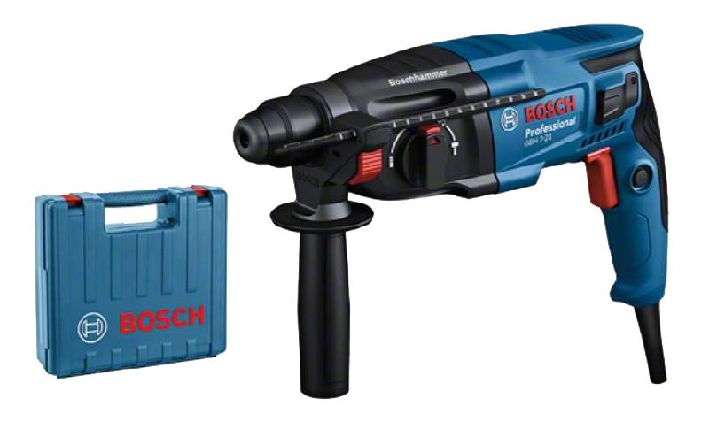 Perforateur-burineur sds plus 720w gbh 2-21 + coffret standard - BOSCH - 06112a6000 - 773681_0