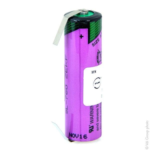 Pile lithium SL-760/T AA 3.6V 2.2Ah T2 - Compatible Tadiran TL-2100 et TL-5903_0