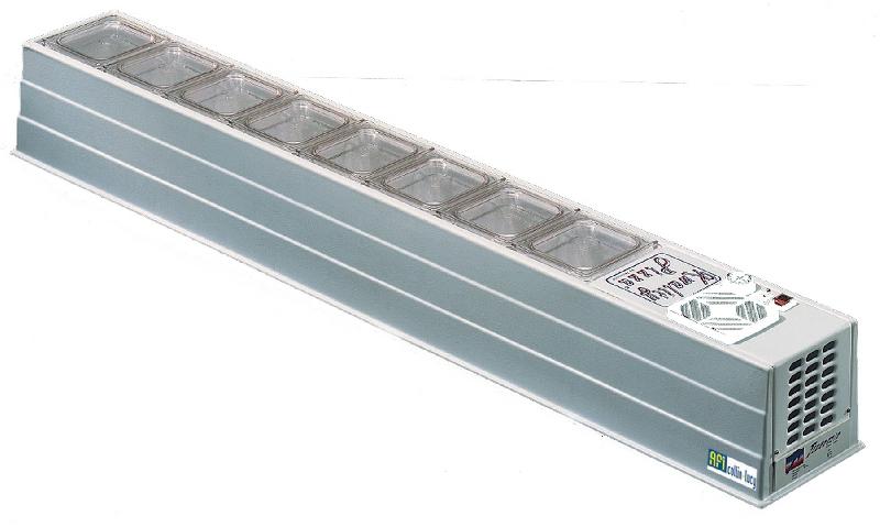 Présentoir réfrigéré mini pour bacs gn 1/6 de 150 mm série eco 1720x230x220 - PR8/6_0