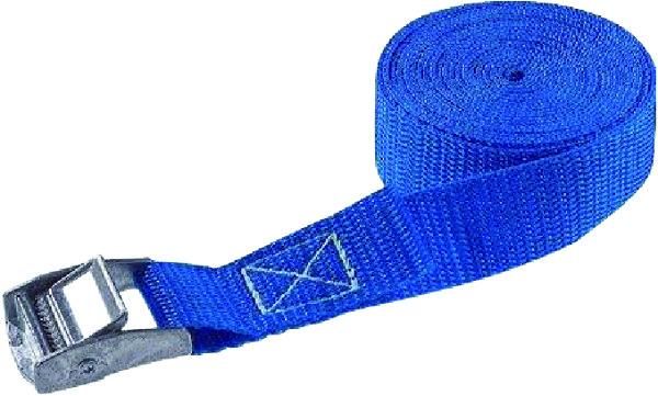 SANGLE 25MM X 2,5M BOUCLE 400KG BLEU (X2)