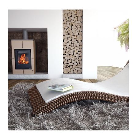 Poêle à bois Saporo Aqua Vario - Régulation électronique 11/7 kW - Connexion chauffage central - Rendement 80%_0