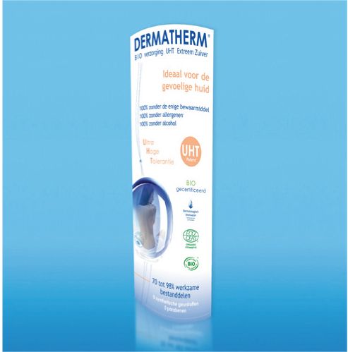 Totem publicitaire elliptique en carton - FNA Display - impression quadri recto avec vernis UV brillant_0