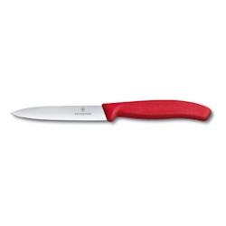 Victorinox Couteau d'office rouge lame lisse 10 cm - rouge 7611160003171_0