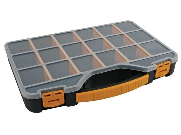 Boîte de rangement 13'' Storage OMR13 - 18 compartiments modulables - Dimensions 326x257x48 mm_0