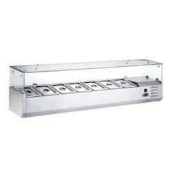 A.C.L - Présentoir réfrigéré à poser vitré droit 1600mm profondeur 335 mm - 3701647300269_0