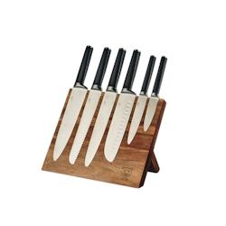 Bjorn Bloc couteaux de cuisine JONA VANTAA - 7 pièces - noir 3701488307878_0