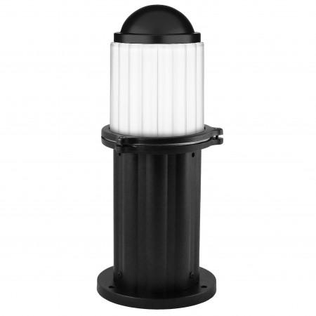 Borne lumineuse IP55 en aluminium noir - E27 maxi 70W - Hauteur 420 mm - Modèle Cok_0