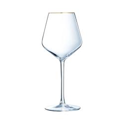 4 verres à pied 47 cl Ultime Bord Or - Cristal d'Arques - transparent 0883314783254_0