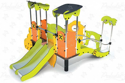 Diabolo Baby - structure pour aire de jeux - Proludic - réf. J38705® - accessible dès 0,5 ans - jusqu'à 19 joueurs_0