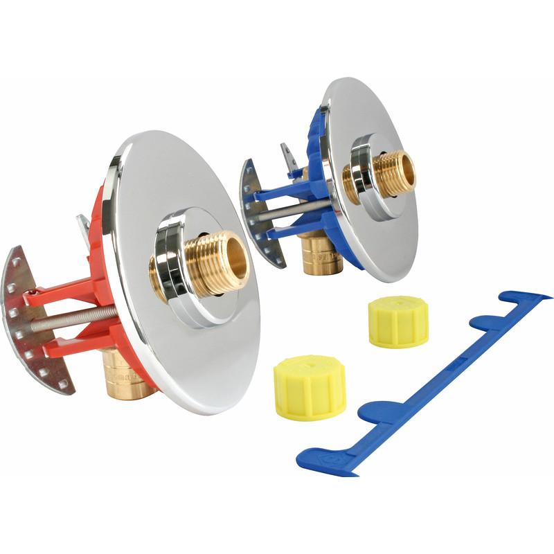 FIXOPLAC SOUS-EVIER/LAVABO DOUBLE À GLISSEMENT PER Ø12 M12/17