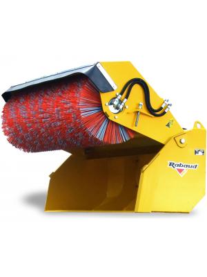 Godet balayeur GB - 4 largeurs de balayage - Adaptations sur chargeuse, télescopique, tracto-pelle_0
