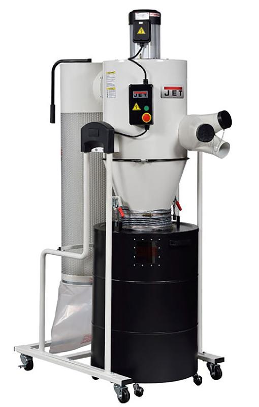 Aspirateur à copeaux bois cyclonique 2540m³/h 2,2kW 400V Jet JCDC-30-T_0