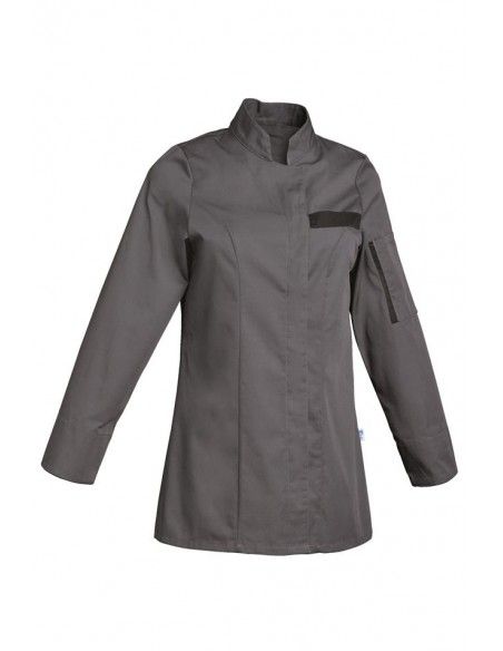 Lilouml059 - Veste de cuisine SNV - Manches longues - H 75 cm - Taille 0 à 6_0