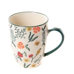 Mug Flore -  28 cl Décoré Rond Grès Amadeus 11x8 cm - multicolore Grès 3520071894522_0