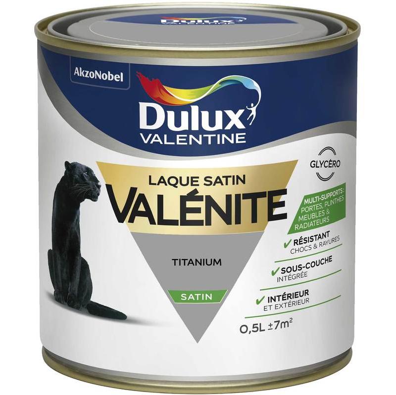Peinture Laque Valenite Satin Titanium 0 5 L Dulux Valentine Comparer Les Prix De Peinture Laque Valenite Satin Titanium 0 5 L Dulux Valentine Sur Hellopro Fr