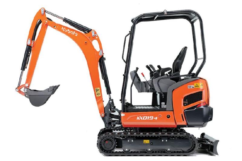 Pelle sur chenilles Kubota KX019-4 - 11,6 kW - 2 580 mm de profondeur de fouille - 1 680 à 1 780 kg_0