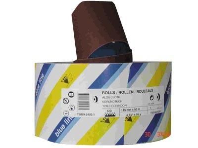 Rouleaux de papier abrasif 120 mm x 50 m T&O