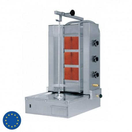 Shoarma brûleur céramique gaz Sofraca - Capacité 60 kg ou 80 kg - 3 ou 4 brûleurs réglables_0
