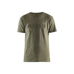 T shirt imprimé 3D HOMME BLAKLADER vert armée T.L Blaklader - L textile 7330509769539_0