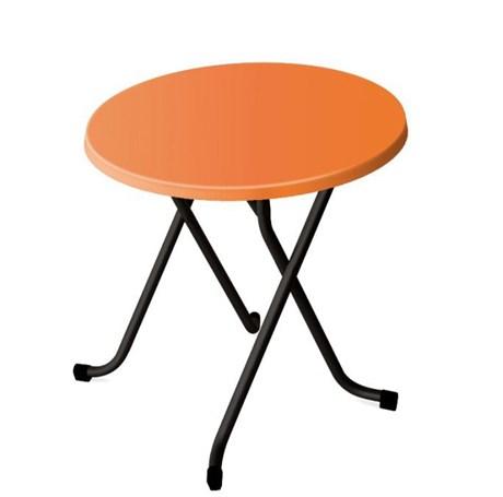 TABLE DE TERRASSE RONDE ALSACE ORANGE 60 CM