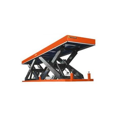 Table élévatrice ciseaux en tandem - capacité 6000 kg - plateforme double ciseaux horizontaux_0