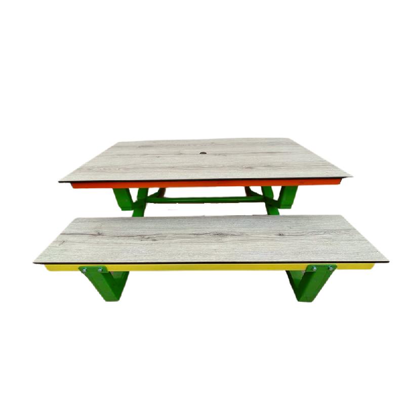 Table de pique-nique HPL Compact pour enfant 'Piccolo' - réglable et résistante_0