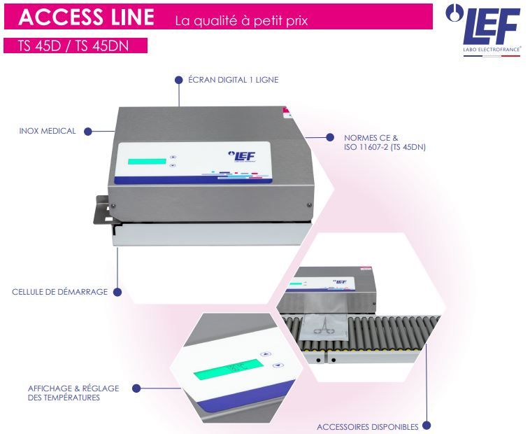 Thermosoudeuses access line - ts 45- écran 1 ligne_0