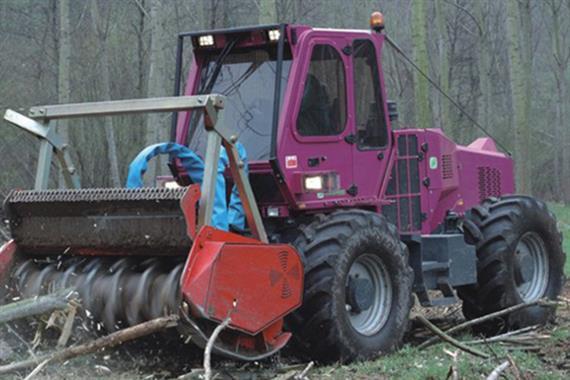 Tracteur agricole porte-outil MM 350 B Tre-Emme Merlo - 350 CV - 36 km/h_0