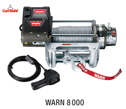 Treuil électrique de halage basse tension WARN - 12/24V - Force de traction 3 600 à 6 800 daN - Dépannage automobile et véhicules 4x4_0