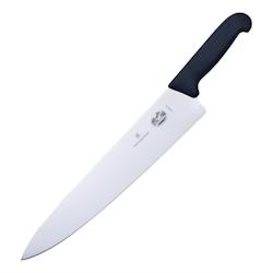VICTORINOX - Couteau de cuisinier 12,5cm - MC661 - manche anti-dérapant en inox noir_0