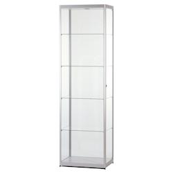 Vitrine Argent Eclairée 60x40x200cm SARAZINO Vitrines - 3701478500401_0