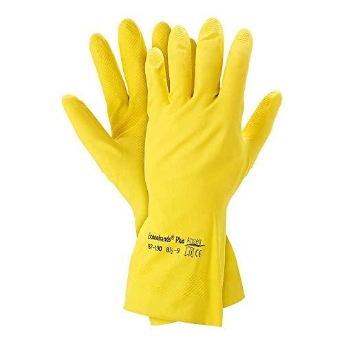 ANSELL RAECONOH87-190_8 LOT DE 12 GANTS DE PROTECTION JAUNE TAILLE 8_0